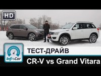 Сравнительный тест-драйв Honda CR-V 2.4 и Suzuki Grand Vitara 2.4